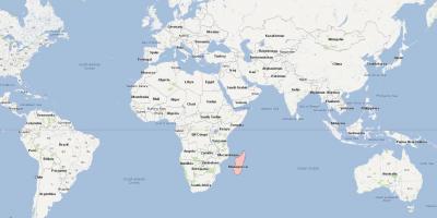 Mapa Madagaskar mapu lokacija
