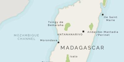 Karta za Madagaskar i okolna ostrva